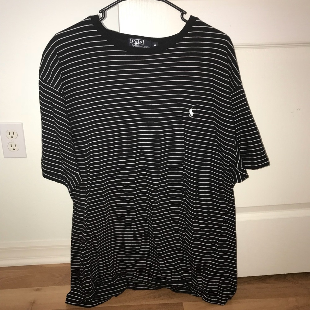 Vintage Striped Polo Ralph Lauren T-shirt